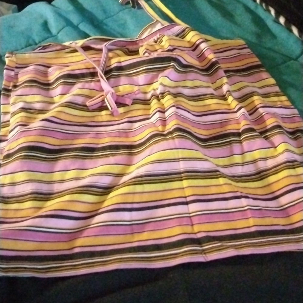 Girls two piece short set multi color top